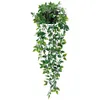 Decoratieve bloemen 1 Pack kunstmatige hangende planten neppot voor binnen buitenplank muur decor