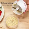 Manual Garlic Grinder Multifunctional Garlic Press Chopper Garlic Masher Vegetable Meat Spice Grinders Kitchen Gadgets