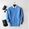 Camiseiro de cashmere Cashmere Cotton Men 2021 Autumn Winter Jersey Jumper Robe Hombre Pull Homme Hiver Men Sweeters Oneck de malha