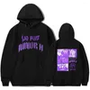 Kobiet z kapturem 2024 Junior H Tour Sad Boyz Concert Merch Graphics Podruj unisex z kapturem bluzy