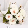 Fleurs décoratives 33 cm Gerbera Artificiel pour décorations de mariage Bouquet de fleur de la Saint-Valentin décor