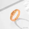 Wedding Rings Newly launched love jewelry personalized trend gold ring opening ring zircon simple jewelry wedding jewelry