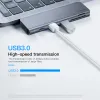 Hubs Baseus USB C Hub Type C naar Multi Ports USB 3.0 Typec Hub Splitter Dock voor MacBook Pro Air Pd 60W Fast Charge USBC HAB -adapter