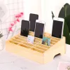 Racks Boîte de rangement en bois multifonctionnel Boîte de réparation de téléphone mobile adapté aux salles de classe du bureau à domicile