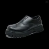 Casual Shoes Man British Classic Pointed Dress Mens Patent Leather Black Wedding Oxford Formal Glossy Fashion