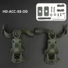 Acessórios Tactical Headset Rail Mount Militar Helmet Rails Bracket Para acessórios de fone de ouvido de Capacos Mlok Mlok de Wendy Mlok