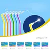 Interdental Brushing Interdental Brushing Braces Tooth Gap Cleaning Adult Children Straightening L-shaped Tooth Gap Brush 20+2