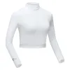 Camisetas Ttygj Roupas de golfe Verão Clothing Ladies Ladies Ice Roupas de seda