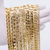 Mens Golden Chain Cuban Chain Mens Fashion Jewelry 18-24 Link Chain