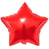 Décoration de fête 5pcs18 pouces ballons pour les décors d'anniversaire fournitures de mariage décorations de baby shower étoile