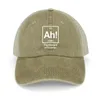 Boll Caps ah the of Surprise Chemistry Periodic Table Humor Cowboy Hat Beach Bag Rugby Men Hats Kvinnor