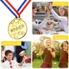 Souvenirs 50 PCS Soccer Toys Children's Medal Sports Day Medals Kids Gold Football Gymnastic Prises Plastic Award Rewards Student