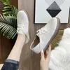 Casual schoenen Comemore Leather Women 2024 Soft Bottom Loafers Mom Flat Ladies Shoe Flats Footwear Dames Sneakers