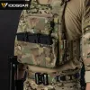 Taschen IDOGEAR TACTICAL DOPE Vorderklappenbeutel mit Mag Beutel Känguru -Tasche Full Set MC