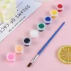 Vernice per il corpo 6 pezzi/set di pittura acrilica pittura set per bambini fatti fatti fatti fatti fai da te dipinto artistico da colorare pacchetto di produzione d240424