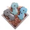 Food Grado 10 PPCS Stegosaurus Silicona Dinosaurio Delugas Dragón Un Producto Infantil Gratis Nacido cadena de chupete Toyes de bricolaje 240415