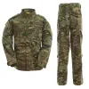 Lock Desert Camuflagem Homens Exército Militar Militar Militar Militar BDU Combate Uniformes Men do Exército dos EUA Caça Roupas