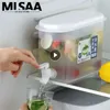 Botellas de agua Bebida fría Bebada de hielo Pot grifo autónomo de ahorro de ahorro de gran capacidad suministros de barra de cocina fruta