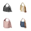 مصمم العلامة التجارية Songmont Bag Luna مقبض القابض سلة Crossbody Song Handbag Bucket Underarm Hobo الكتف الإبط الرفاهية الكبرى نصف القمر الجلود