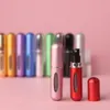 5ml Portable Mini Refillable Perfume Bottle With Spray Scent Pump Empty Cosmetic Containers Spray Atomizer Bottle For Travel New