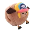 Kussens 35 cm één stuk Tony Tony Chopper Kawaii Cartoon plush Doll Toys Thurg Kussen Hand Warm gevulde poppen Sofa Back Cushion Girls cadeau