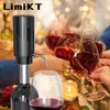 Limikt Electric Wine Decanter Bottle Opener Set uppladdningsbar automatisk 240419