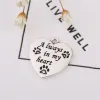 Necklaces New Arrival Animal Charms Word Always In My Heart Love Dogs Paw Print Heart Charms For Jewelry Making charms for necklace