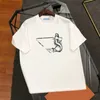 P Brand Designer T-shirt Luxury T-shirt unika stil tees för kvinnor sjöjungfru mönster topp euro storlek 3xl