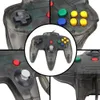 Controladores de jogo joysticks 8 cores para controlador n64 clássico controle remoto controle gamepad jogos joystick retro videogame de videogame para n64 console joypads d240424