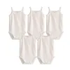 One-Pieces Baby Cotton Sans manchettes de manches vêtements pour 01236m pour les filles nouveau-né pour enfants