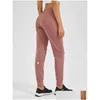 Yoga Outfit Ll Wear Womens Jogging Hosen bereit, um Seile dehnbar hohe Taille Training Gurt Drop Lieferung Sport im Freien Fitness sup otjhw