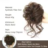 Chignon Chignon Lupu Synthetic Hair Bun Bands Blonde Blacksy Curly Chignon Donut Updo Scrunchies Fead HairPeaces for Women HairExten