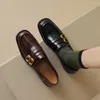 Casual Shoes Women's Love Made Of Cowhide Very Elegant Round Toe There In Black And Brown Inside The First Layer Pig Skin Comfort
