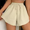 Women's Shorts Womens summer shorts high elastic lace widened sports shirt running loose casual pants H240424 P49S