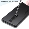 携帯電話のケースMi Mi 9t Pro Mi9t Matte Caver Silicone Shockproof Protection Phone Case for Redmi K20 Pro Coque 240423用の高級PUレザーケース