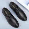 Casual schoenen Echte lederen heren zachte antislip rubber Oxford trouwjurk klassiek zakelijk mannelijk schoeisel