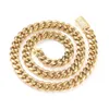 Luxury smycken halsband designer grossist choker anpassad länk guld 20mm miami kubansk kedjehalsband