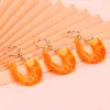 Keychains PVC Imitation des crevettes Chains clés Créative Food Keychain pour les femmes Sac Pendant nouveauté Cadeaux de clés drôles