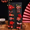 Haaraccessoires 3/5/6pcs/Set Children Cute Flower Hairball Tassel Hair Clips Girls Faux Burpins Barrettes Kids Krachtige cadeau haaraccessoires