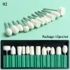 Bits STZ Professional Milling Cutter Ceramic Diamond Nail Drill Bits Set Rotary Burr Electric Nail Files for Gel Polish Remover #1560