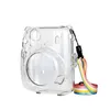 Accesorios de bolsas de cámara para Instax Mini 11 Crystal Clear Case de protección Bag Fuji Fujifilm Instax Bolsa de cámara Instax Mini 11 Caso de protección de caída