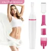 Epilator Women Electric Epilator Hair Shaver Trimmer voor wenkbrauw Bikini onderarm gezichtshaarverwijdering 5 in 1 multifunctionele haarklipper D240424