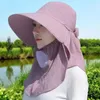 Wide Brim Hats Breathable Hat With Face Cover Sun Holiday Moisture Wicking Present For Student Teens