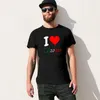 Polos masculinos I Love Calzone T-shirt Italian Boys Animal Print Rápida secagem masculina camisetas gráficas