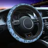 Coperchio del volante del coperchio per auto blu da 38 cm Accessori colorati di auto-stile Butterfly Anti-Slip