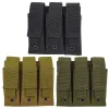 Bags Molle Tactical Triple Pistol Mag Pouch Outdoor OpenTop Single Double 9mm Magazine Pouch Holder Case for Glock M1911 92F CZ75