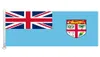 Fiji Flag -Banner 3x5ft90x150 cm 100 Polyester 110GSM Warp Strick Stoff Outdoor Flag 8242367