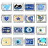 Stränge 2024 Fashion Moon Star Devil Eye Heart Cats Butterfly Dream Charm Italienische Links Passform 9mm Armband machen DIY -Schmuck Großhandel Großhandel