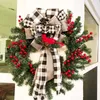 Decoratieve bloemen kunstmatige kerst rode bessen tak bessen stengels nep bloemboeket diy krans aanbod xmas feestdecoratie