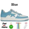 Ontwerper Casual schoenen platform sneakers blauw oranje camo groene pastel roze patent leer groen zwart wit platform voor mannen dames bapestarsk8 trainers joggen